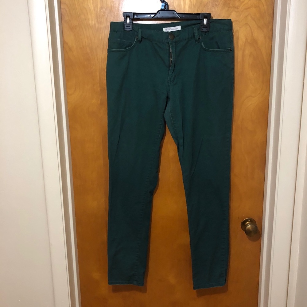 BCBGenerartion | Dark Green Skinny Pants